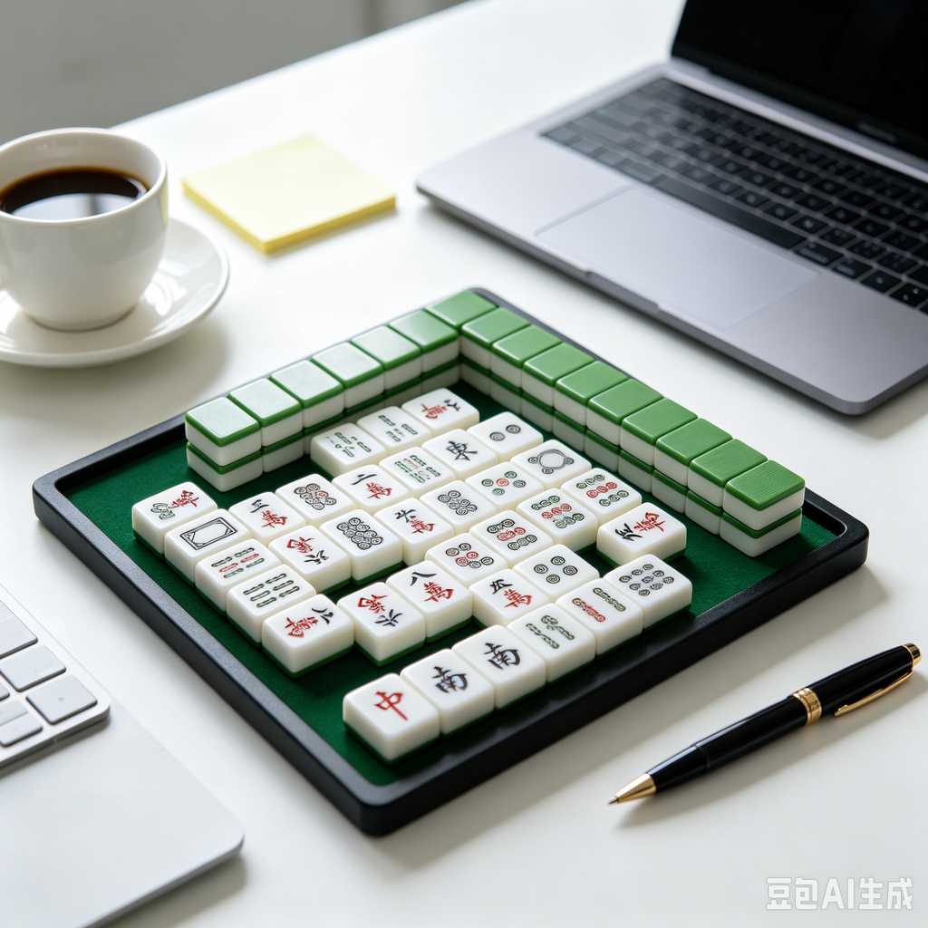 hand painted mahjong tiles