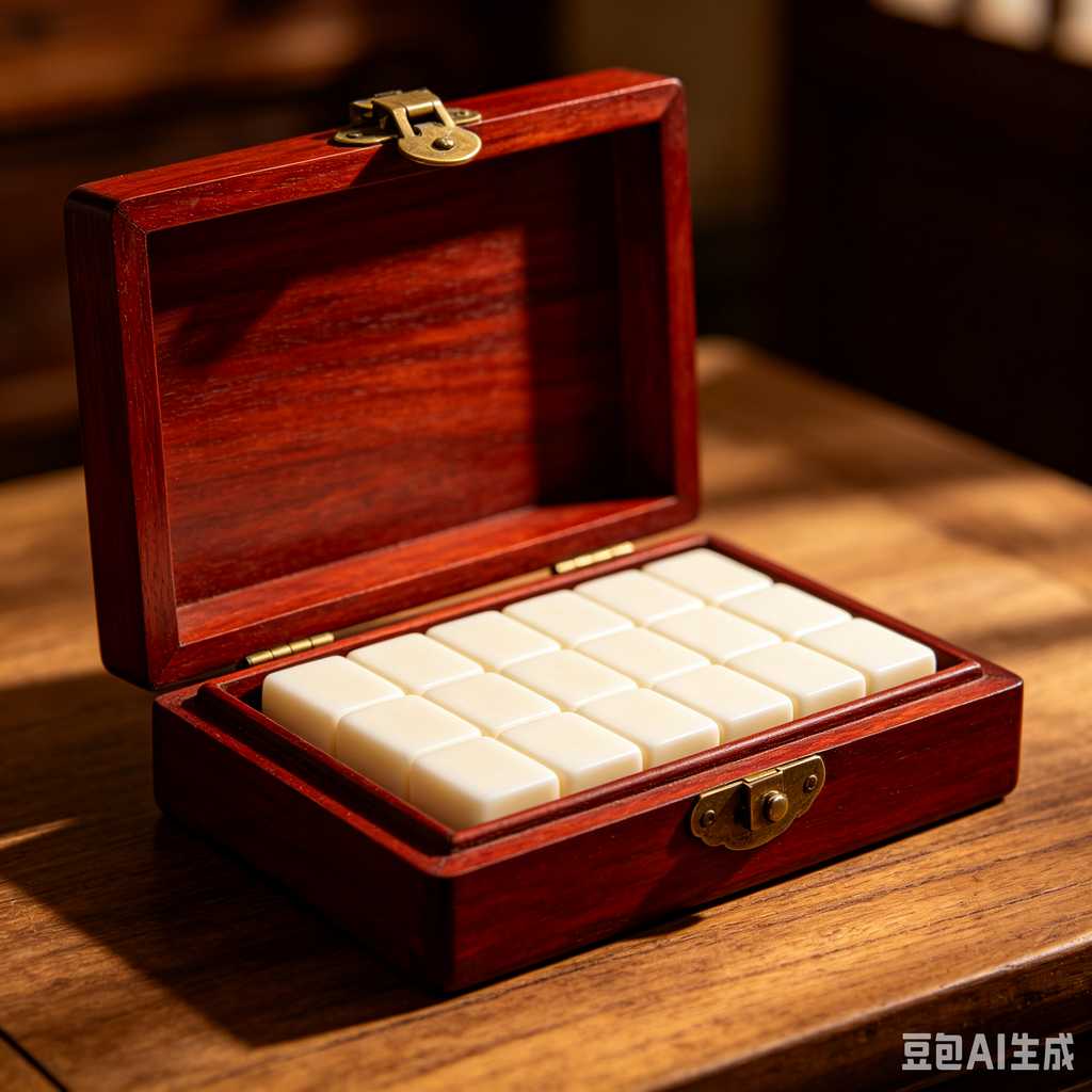 handmade mahjong tiles set