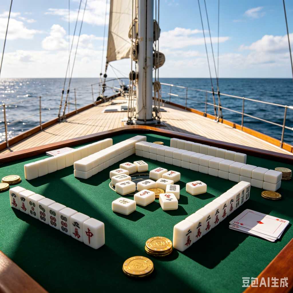 carved pattern mahjong set